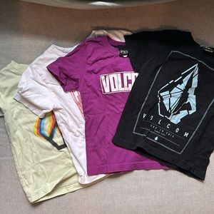 Volcom , 4 shirts , 2t good condition